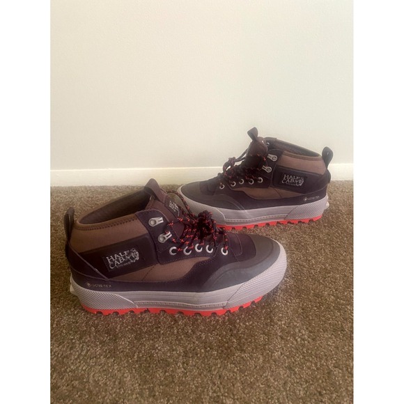 VANS MTE Half Cab Gore-Tex Shoes Unisex M8.5/W10‎ Brown Heritage Skateboarding